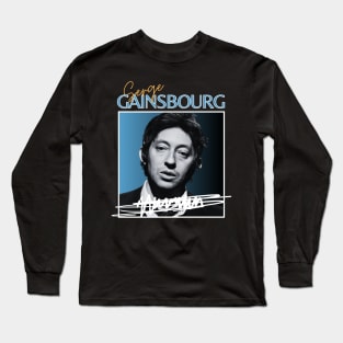 Serge gainsbourg///original retro Long Sleeve T-Shirt